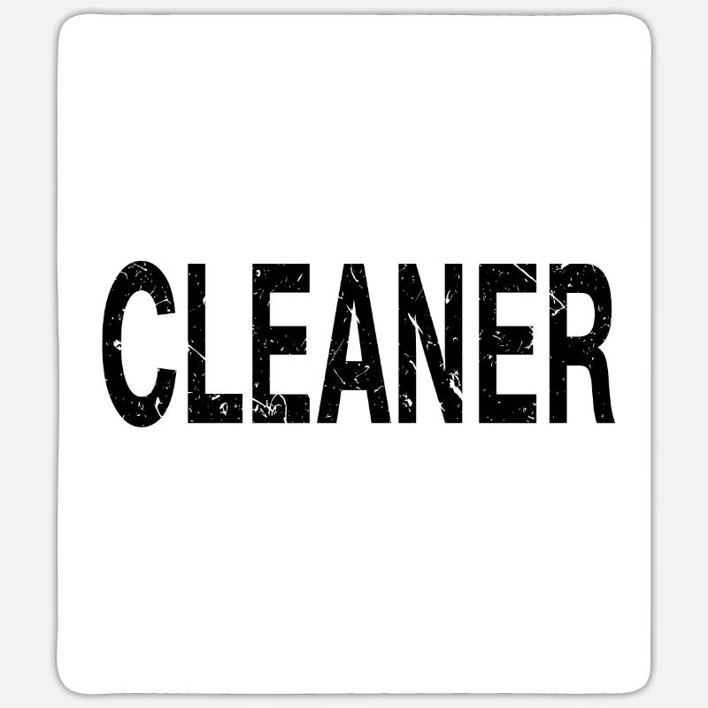 Best Cleaner Ever Cleaner Gift - Sticker size S (10 x 10 cm) - white matte