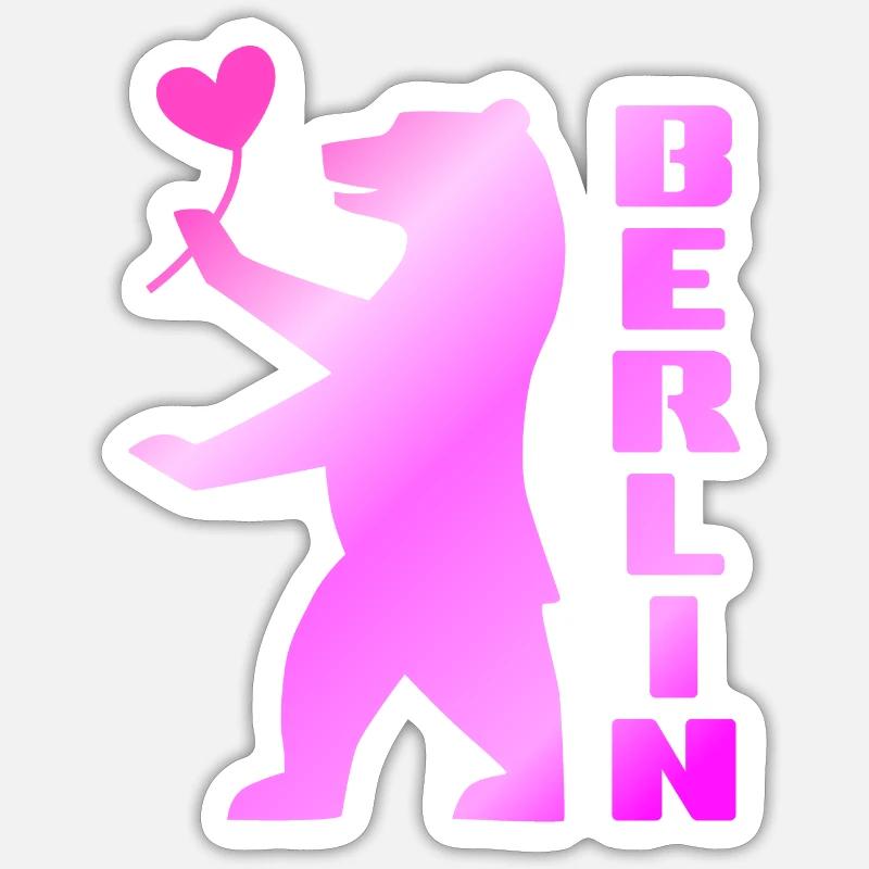Berlin Ours de Berlin Sticker taille S (10 x 10 cm)