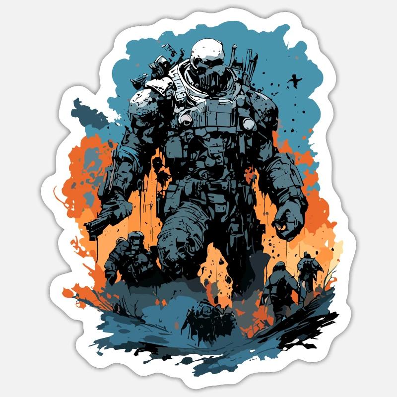 Sticker taille S (10 x 10 cm) - 