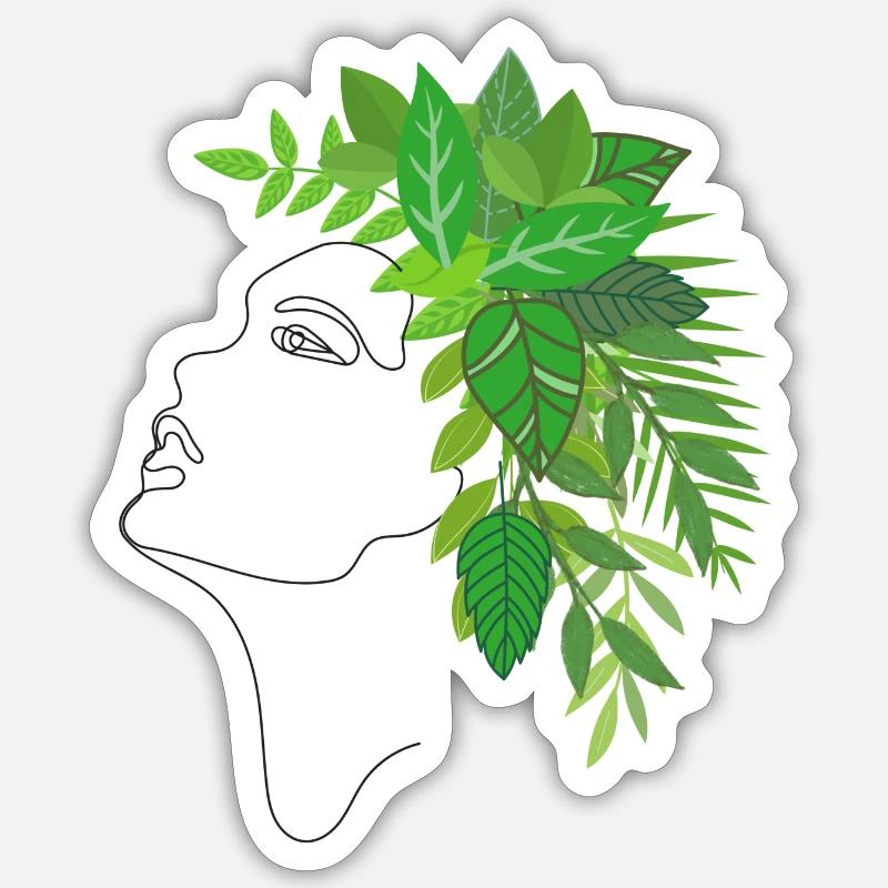 Mutter Erde Sticker Größe S (10 x 10 cm)