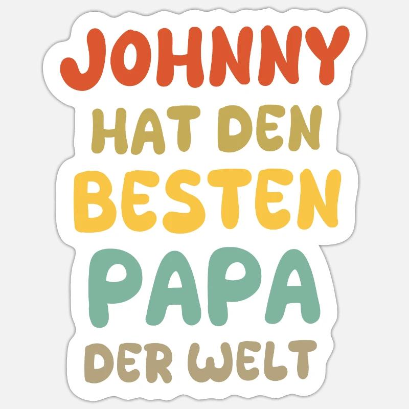 Johnny bébé Sticker taille S (10 x 10 cm)