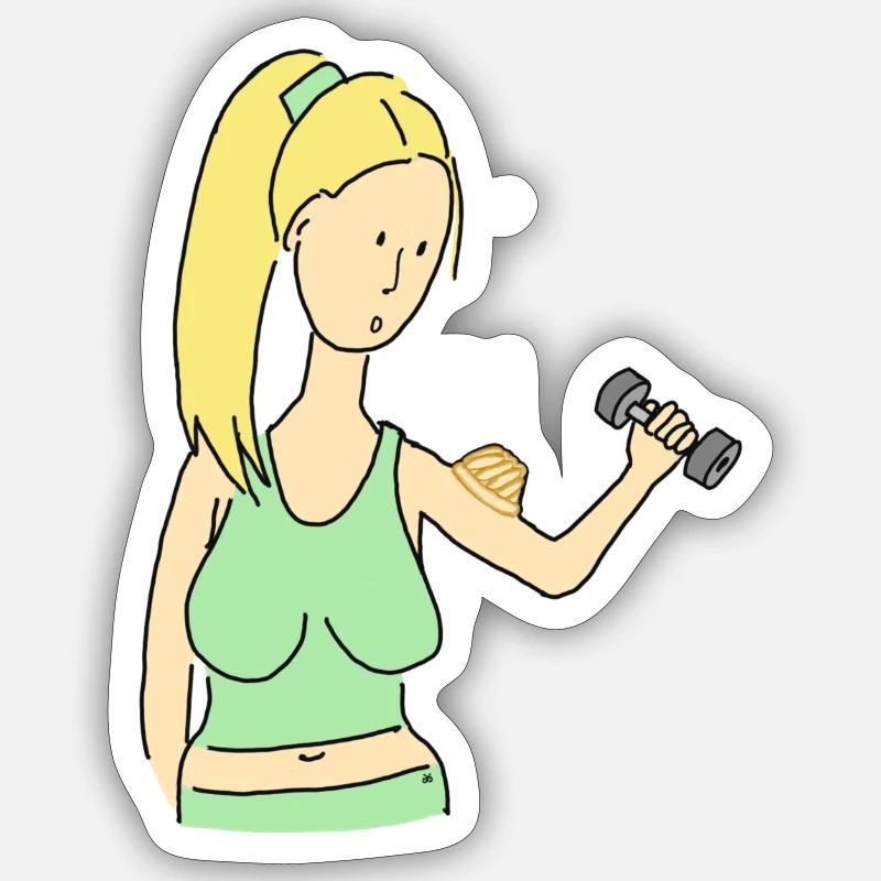 Sticker Größe S (10 x 10 cm) -