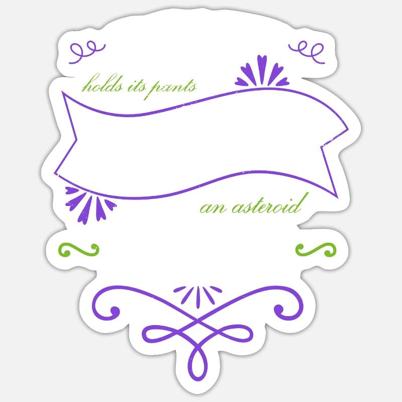 Astrophysique voyage dans l’espace déclaration blagues Art Sticker taille S (10 x 10 cm)