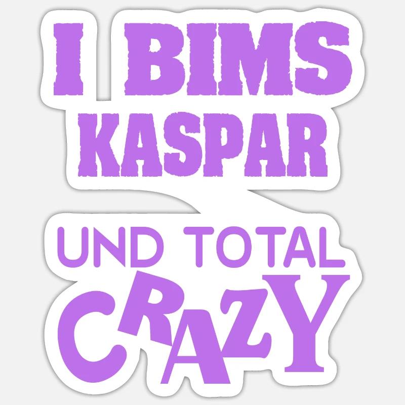 Gift for Kaspar - Sticker size S (10 x 10 cm) - white matte