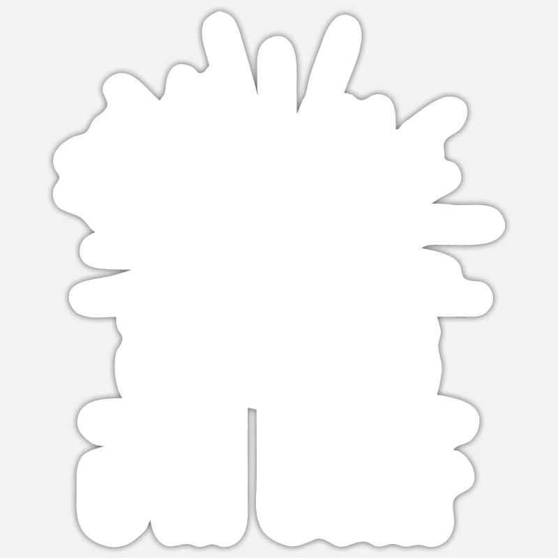 Surfeur surfeuse surf - Sticker taille S (10 x 10 cm) - blanc mat