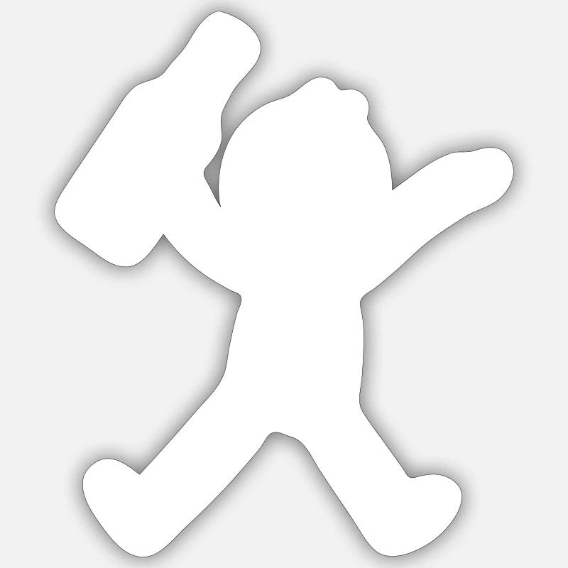 Sticker Größe S (10 x 10 cm) - 