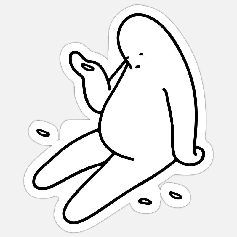 Qu’est-ce que c’est que ça comme illustration ! Sticker taille S (10 x 10 cm)