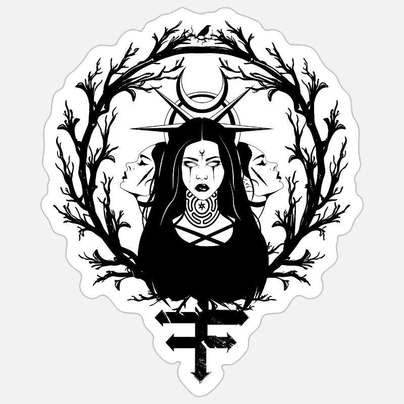 Succube de l’enfer Sticker taille S (10 x 10 cm)