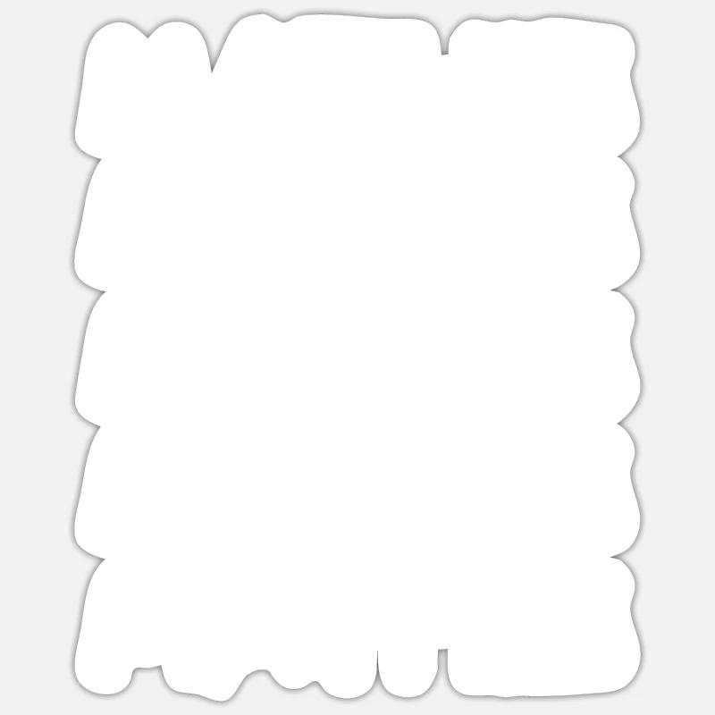 Jungeselle Mathis - Sticker Größe S (10 x 10 cm) - Mattweiß