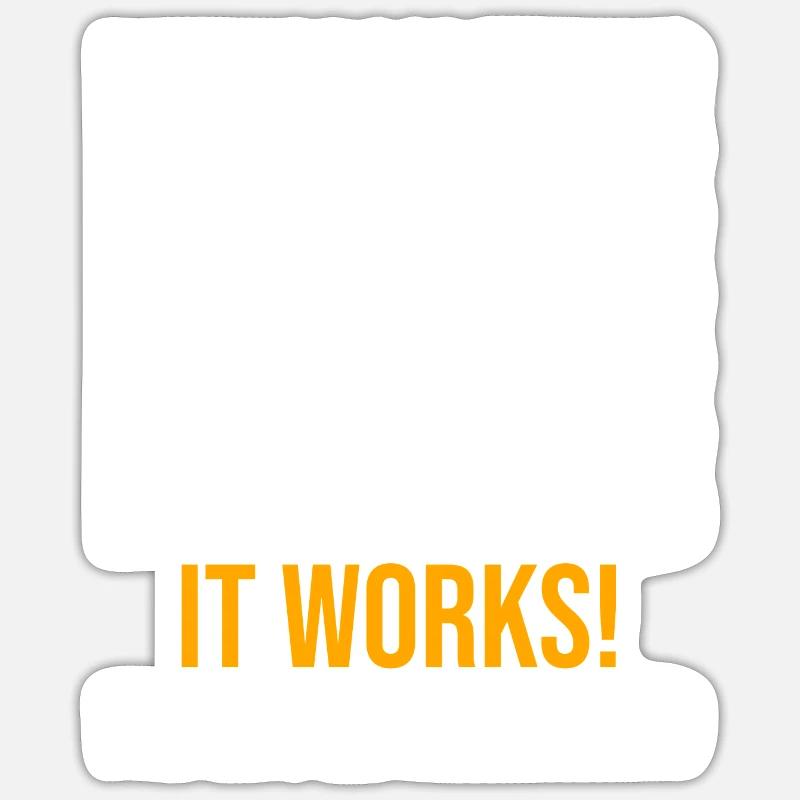 Programmierer Entwickler Programmierer Programmieren IT Computer Sticker Größe S (10 x 10 cm)