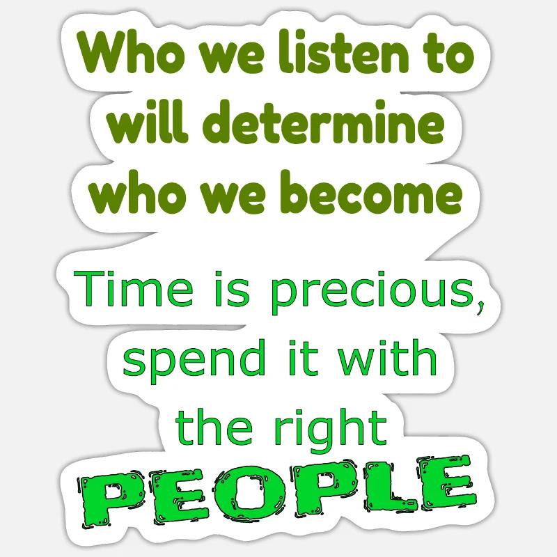 PEOPLE - Sticker taille S (10 x 10 cm) - blanc mat