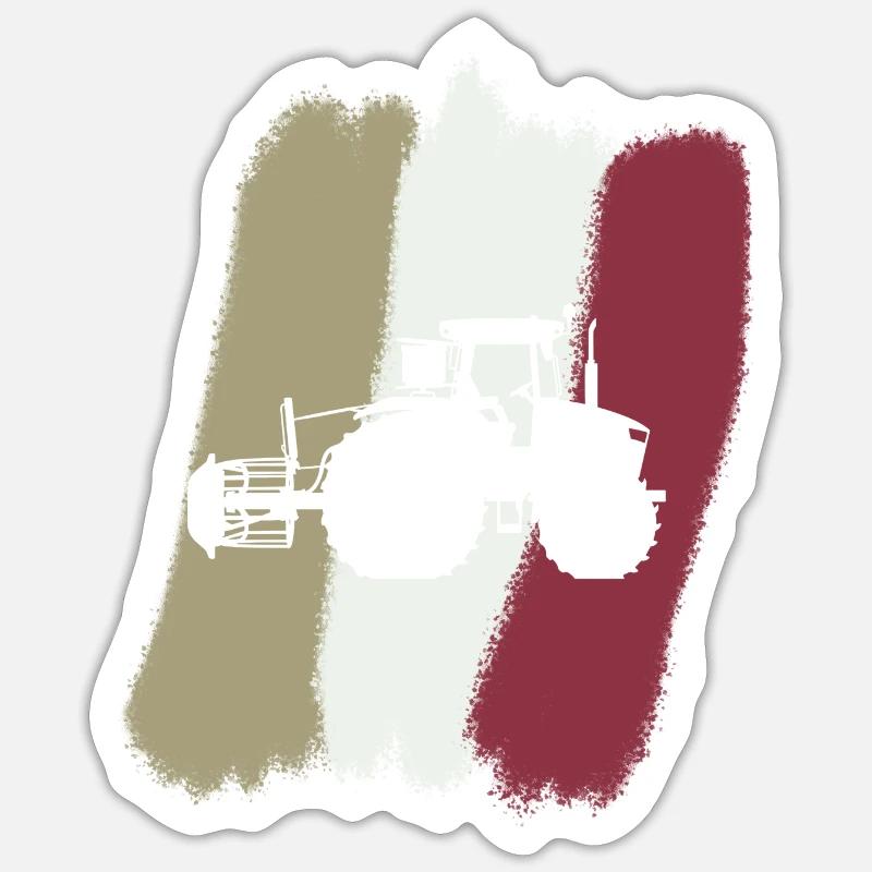 Farmer Ranch - Sticker size S (10 x 10 cm) - white matte