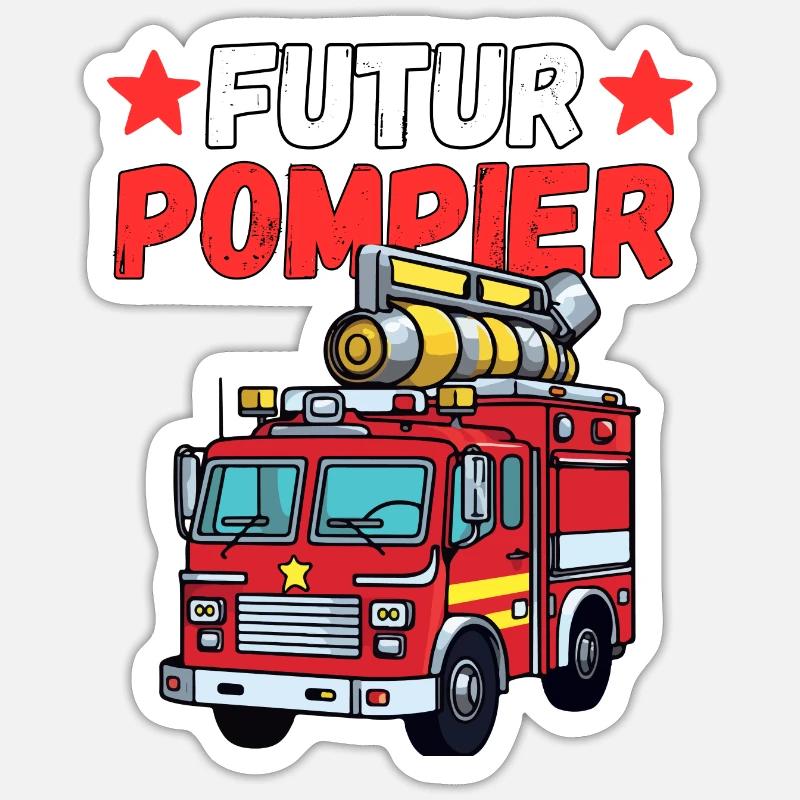 Future Firefighter Sticker size S (10 x 10 cm)