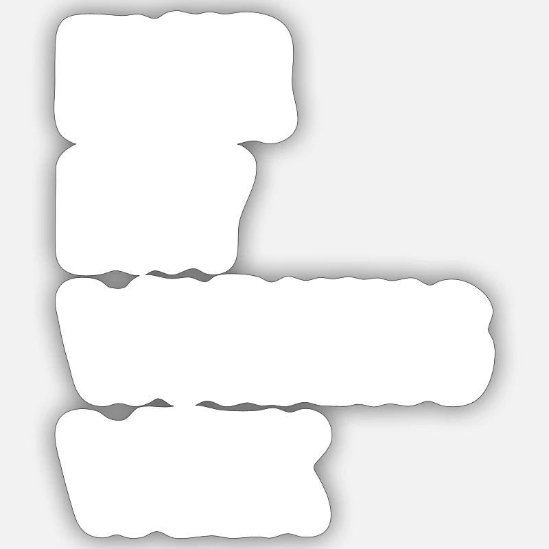 Four Day Working Week Sticker size S (10 x 10 cm)