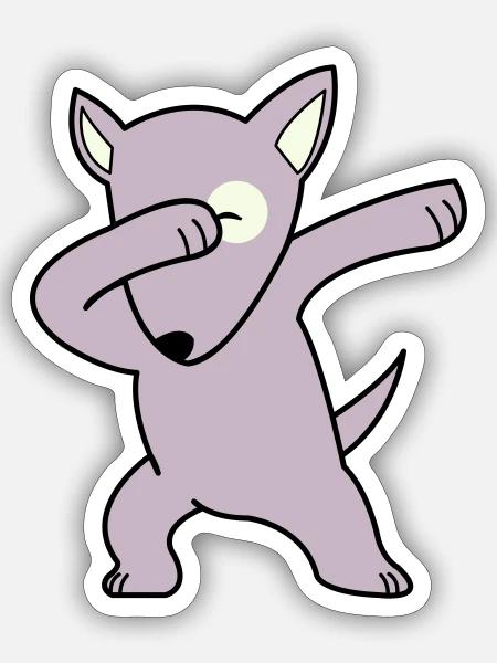  - Sticker Größe S (10 x 10 cm) - Mattweiß