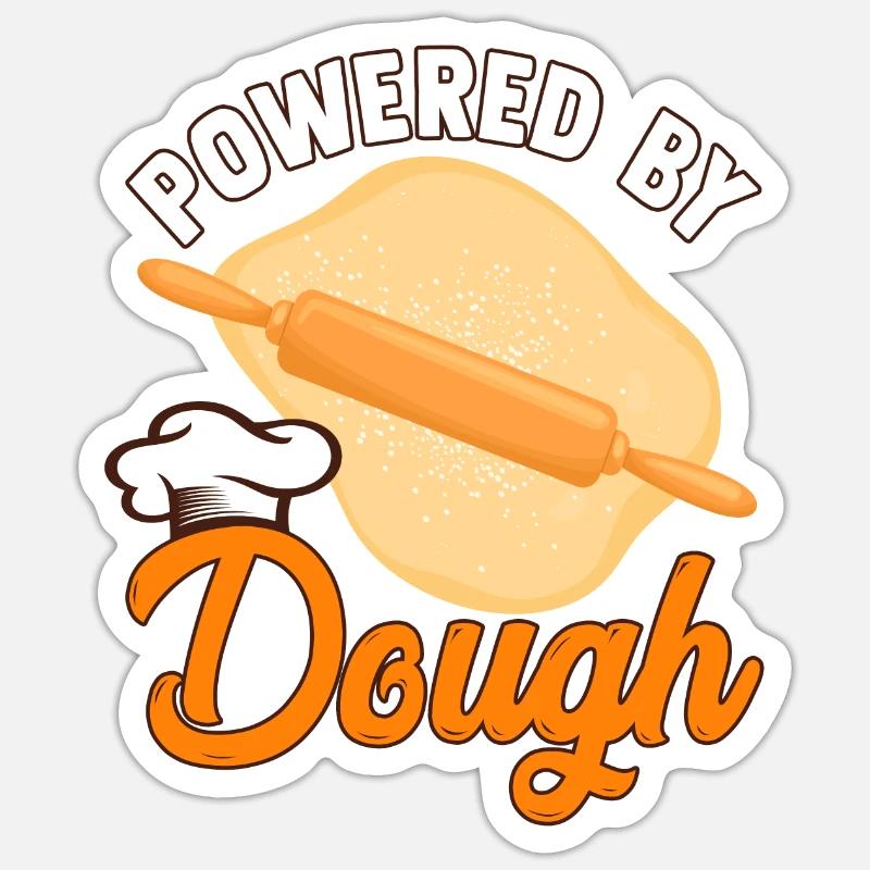 Bread Baking Bread Maker - Sticker size S (10 x 10 cm) - white matte