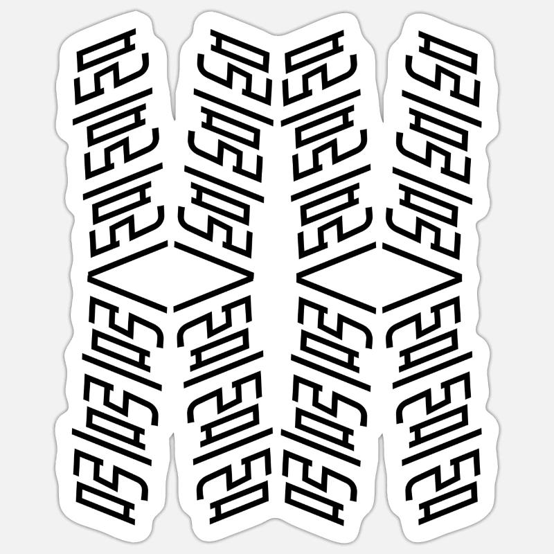 mignon - Sticker size S (10 x 10 cm) - white matte