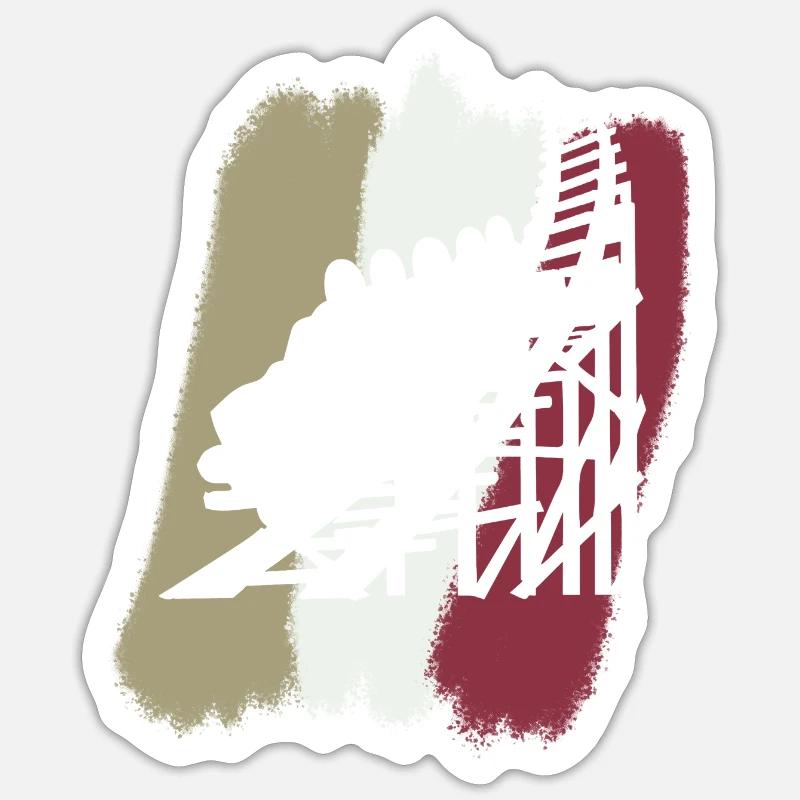 Roller coaster funfair Lukas Sticker size S (10 x 10 cm)