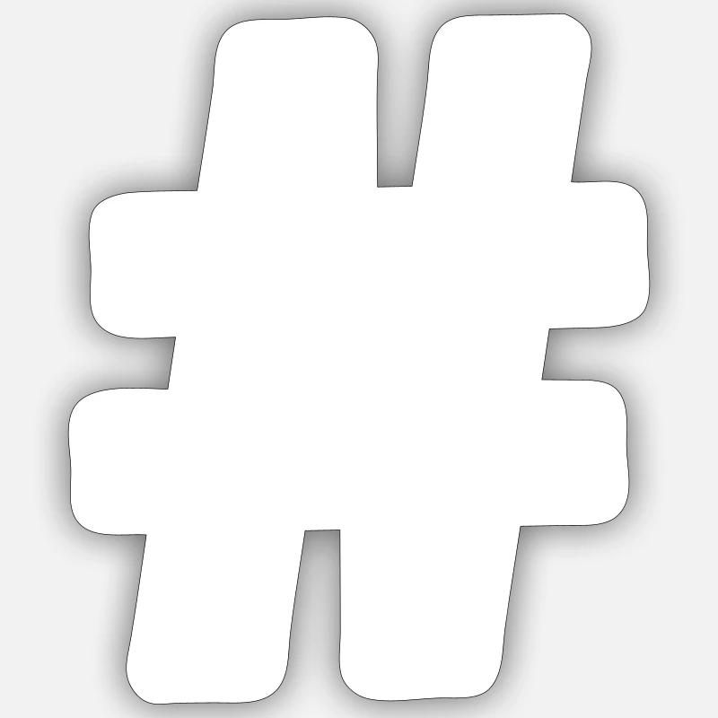 MinervaShop - Sticker Größe S (10 x 10 cm) - Mattweiß