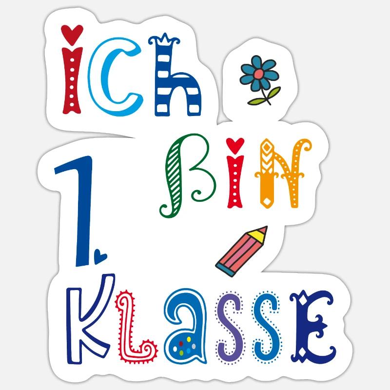 I'm First Class Sticker size S (10 x 10 cm)