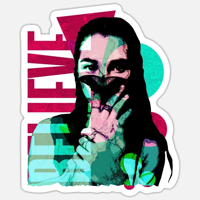 Sticker size S (10 x 10 cm) -