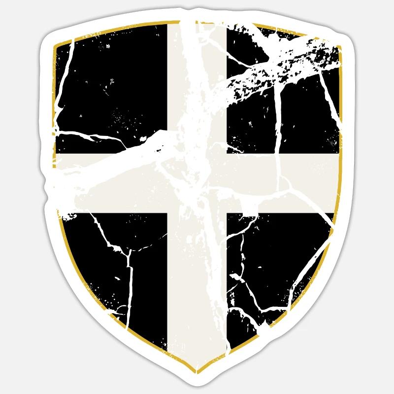 Cornwall - Sticker size S (10 x 10 cm) - white matte