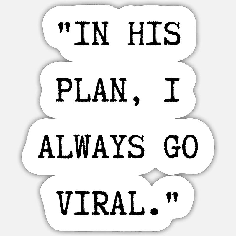 Dans son plan... Sticker taille S (10 x 10 cm)