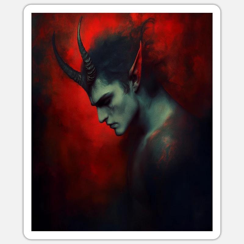 Devil Sticker size S (10 x 10 cm)