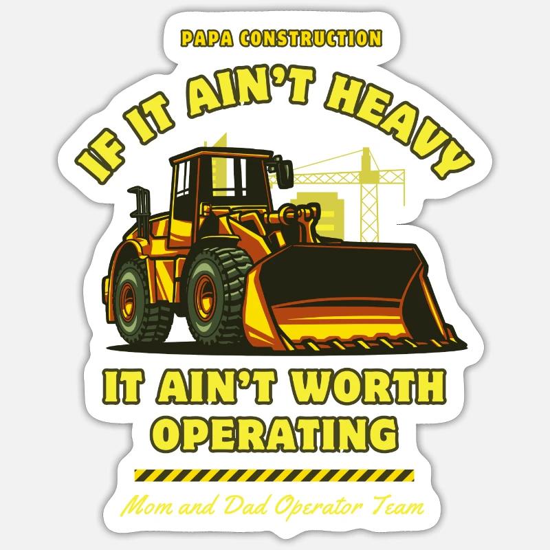 Power Work "Wheel Loader" Sticker size S (10 x 10 cm)