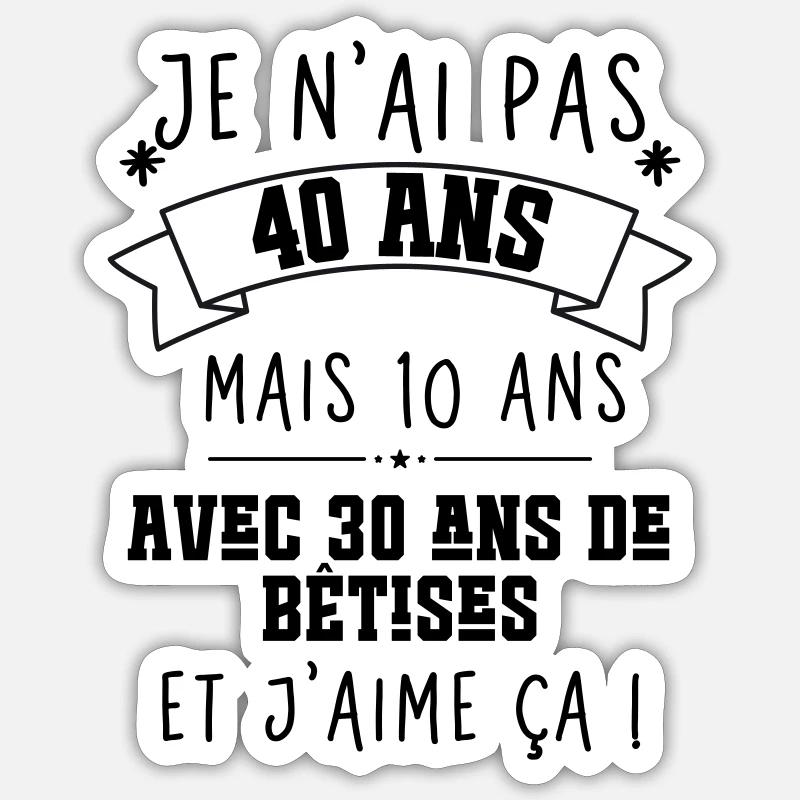 Sticker taille S (10 x 10 cm) - 