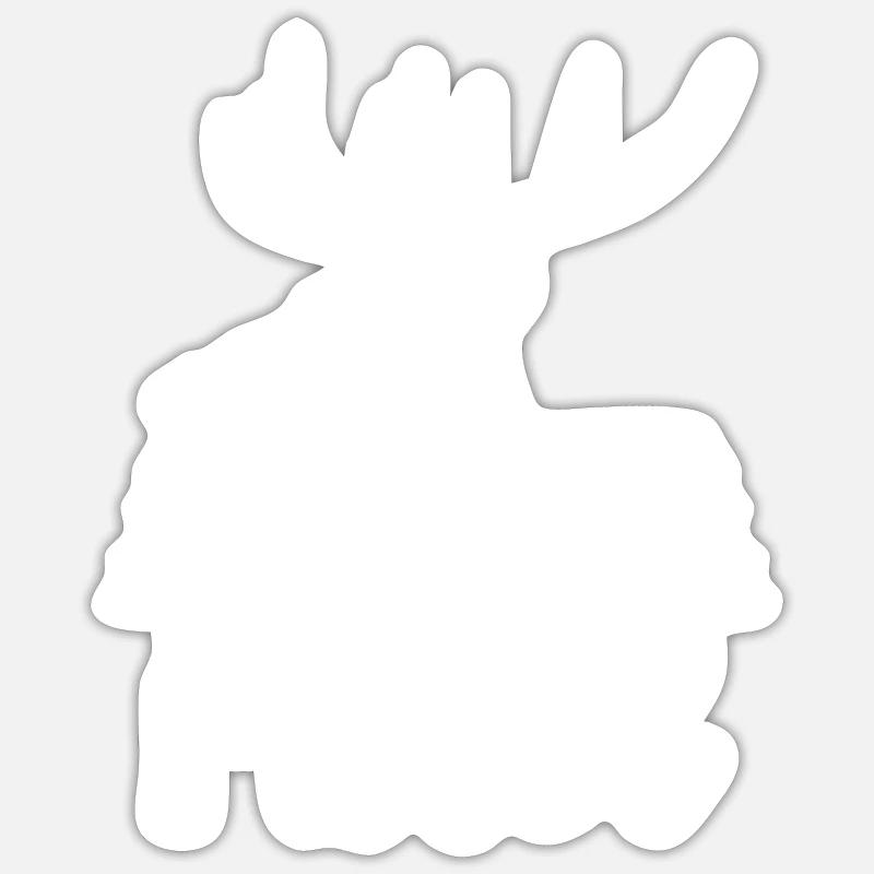 Moselle - Sticker taille S (10 x 10 cm) - blanc mat