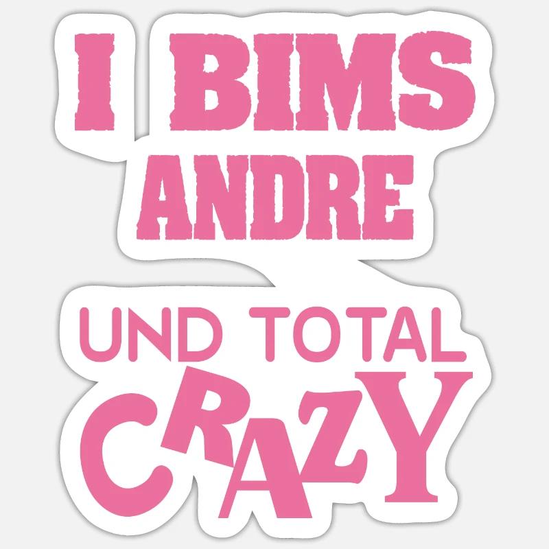 First name Andre - Sticker size S (10 x 10 cm) - white matte