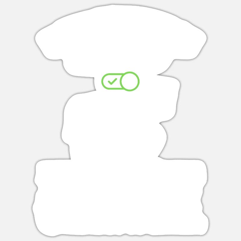 Mode équitation activée Sticker taille S (10 x 10 cm)