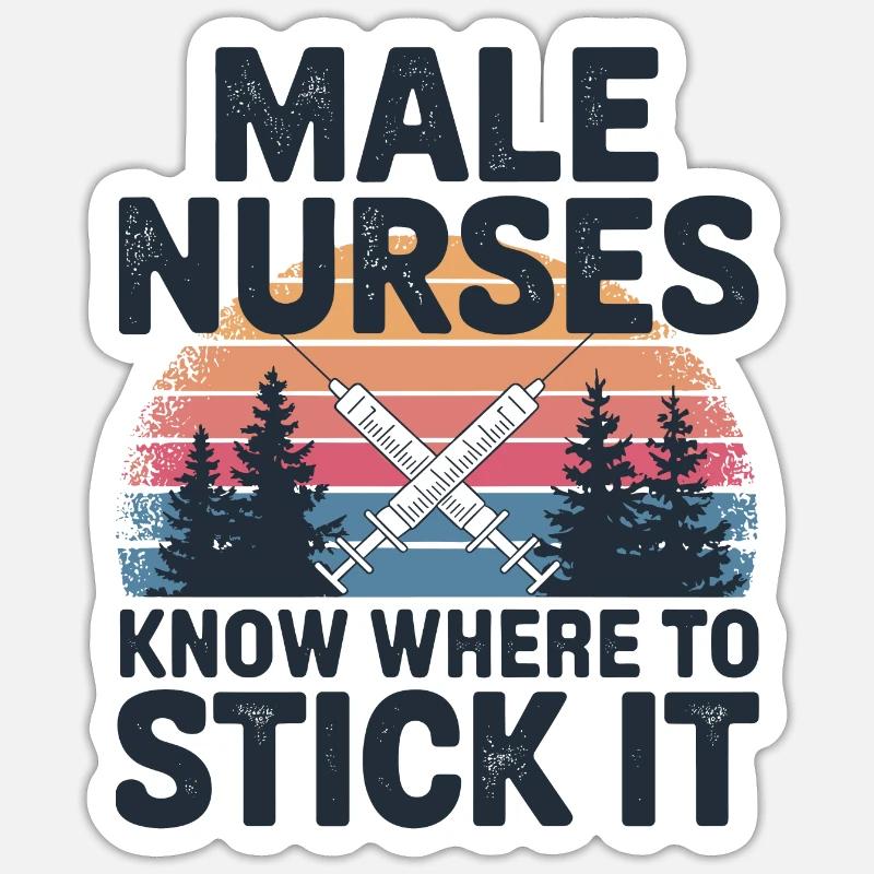 Stolz auf den Pflegeberuf - Sticker Größe S (10 x 10 cm) - Mattweiß