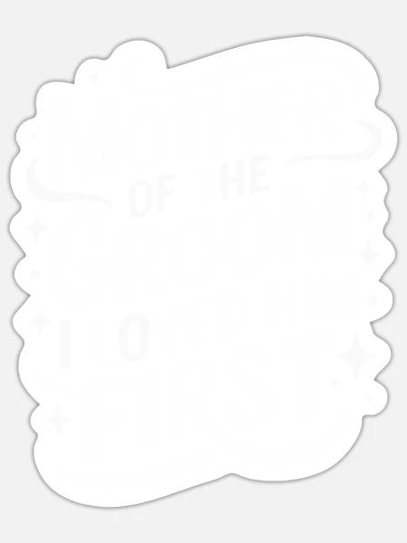 Bräutigam Hochzeit Heirat - Sticker Größe S (10 x 10 cm) - Mattweiß