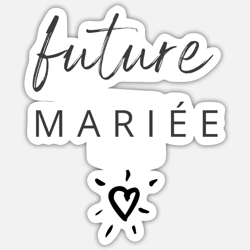 Bride Sticker size S (10 x 10 cm)
