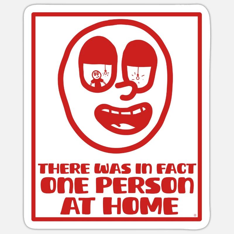 English Expression for Idiocy - Sticker size S (10 x 10 cm) - white matte