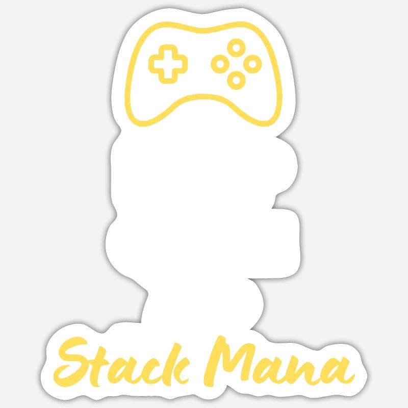 Keep Calm and Stack Mana - Perfect for Magi Sticker size S (10 x 10 cm)