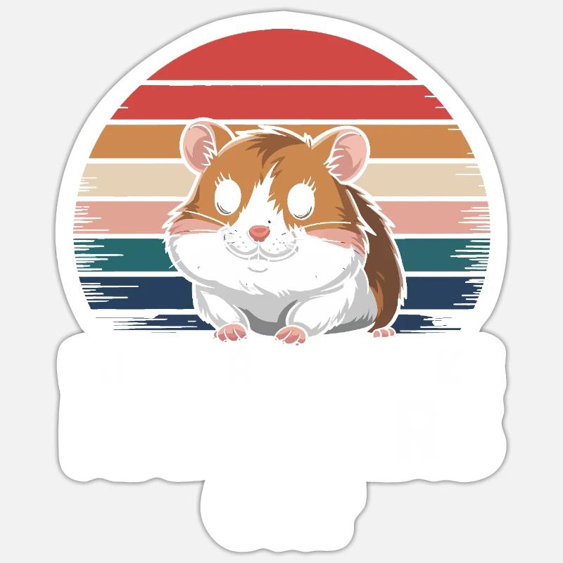 Hamster Sticker size S (10 x 10 cm)