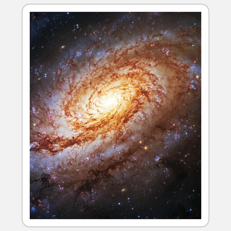 Galaxy Universe - Sticker size S (10 x 10 cm) - white matte