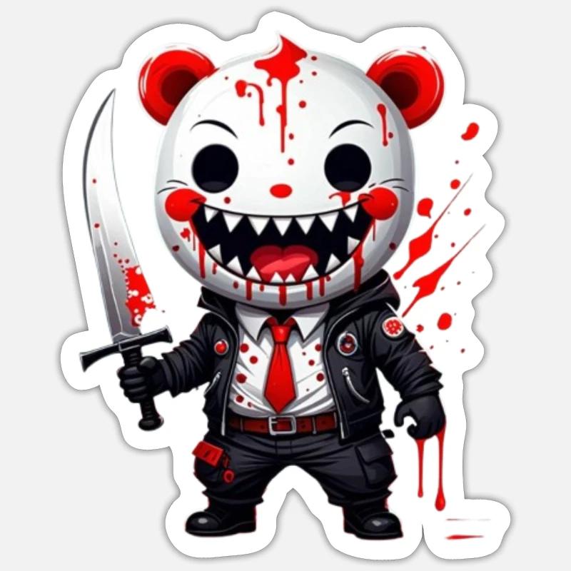 Cache-cache avec Teddy Sticker taille S (10 x 10 cm)