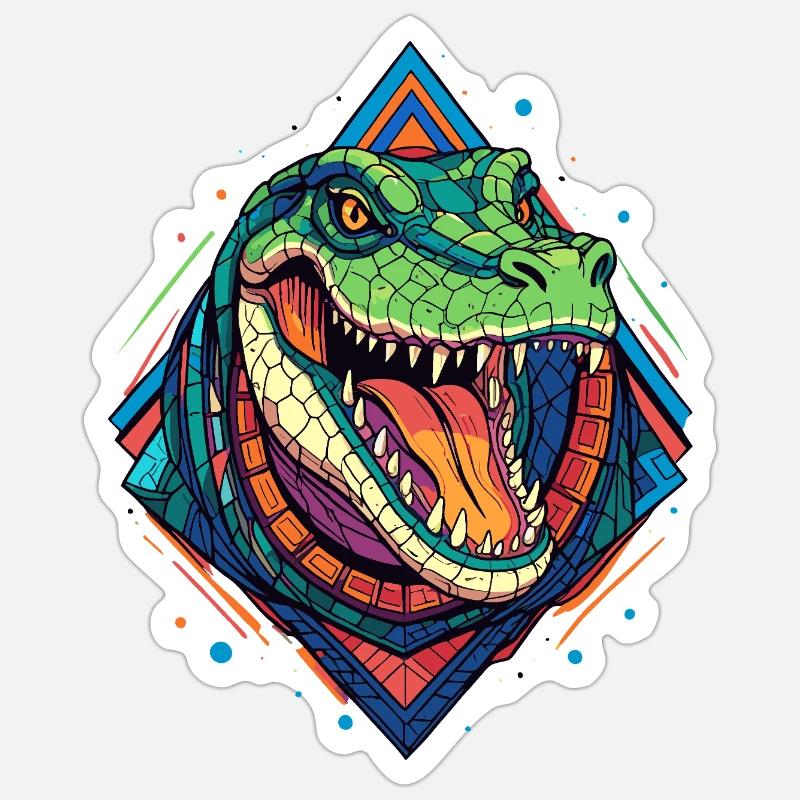 Puissance Primordiale - Sticker taille S (10 x 10 cm) - blanc mat