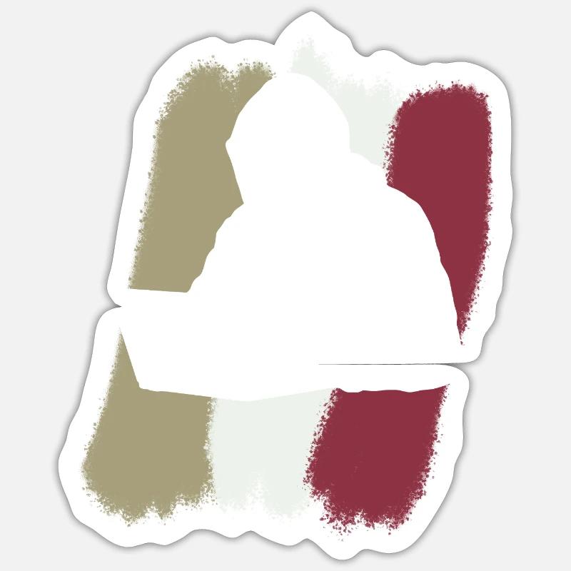 Informatik Hacker Computerfreak Sticker Größe S (10 x 10 cm)