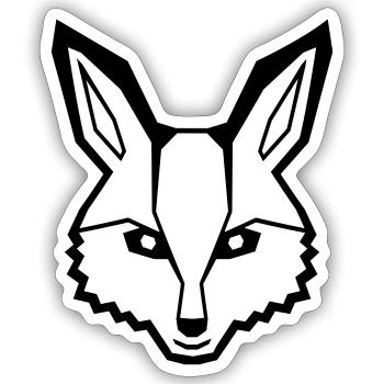Fox Red Fox Wild Animal Clever Forest Inhabitants - Sticker size S (10 x 10 cm) - white matte - Front