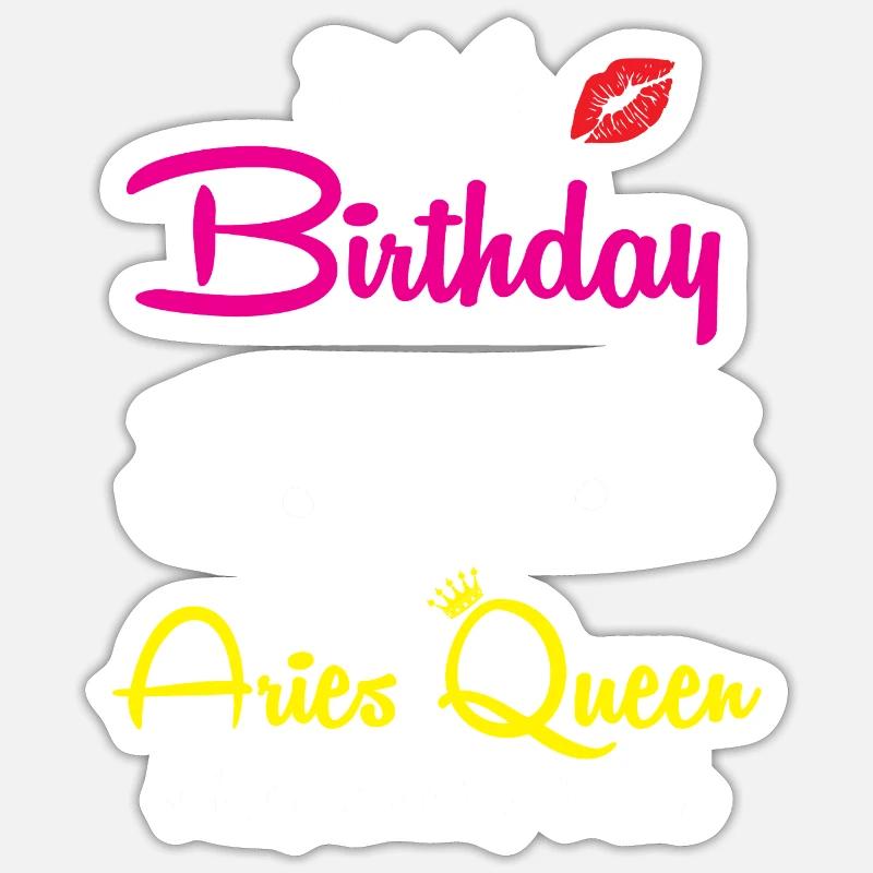 Sternzeichen Widder Sticker Größe S (10 x 10 cm)