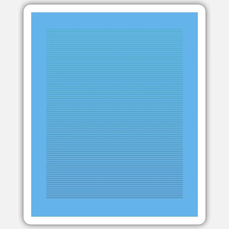 Berlin #1 - Sticker Größe S (10 x 10 cm) - Mattweiß