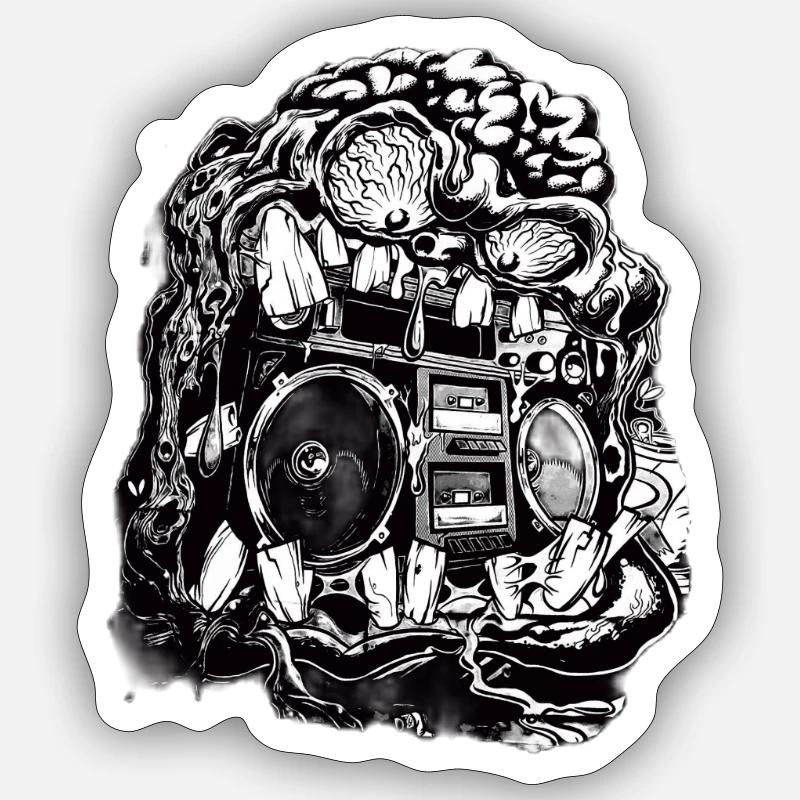 Sticker Größe S (10 x 10 cm) - 