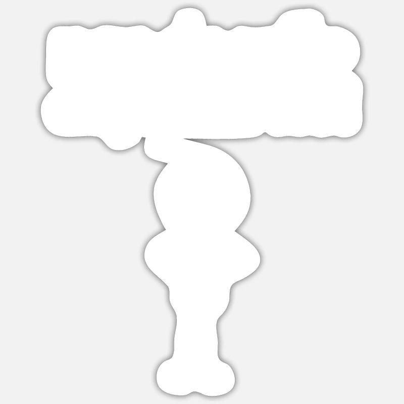 Sticker taille S (10 x 10 cm) - 