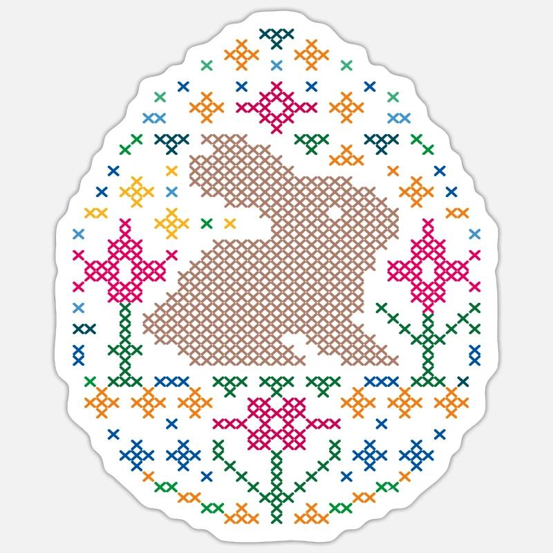 Ostern Sticker Größe S (10 x 10 cm)