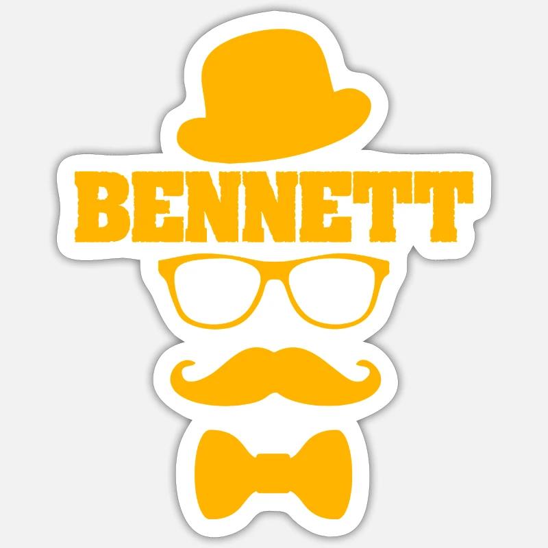 Schnauzer Bennett - Sticker size S (10 x 10 cm) - white matte